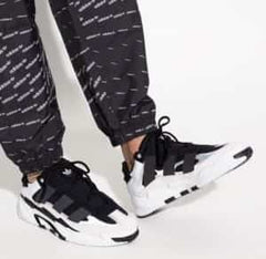 ADIDAS Niteball Low Top BLACK WHITE
