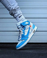 Nike Air Jordan Retro 1 X OFF WHITE BLUE