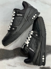 Louis Vuitton SKATE TRAINER PREMIUM SNEAKERS FULL BLACK