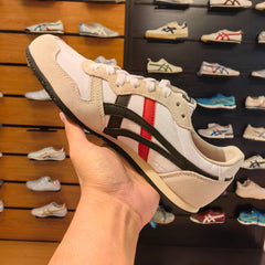 Onitsuka Tiger SERRANO White Black Red Sneakers for Mens