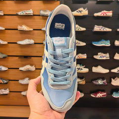 Onitsuk_a Tiger Serrano Arctic Sky White Peach Mens 7A Premium Sneakers D-2019