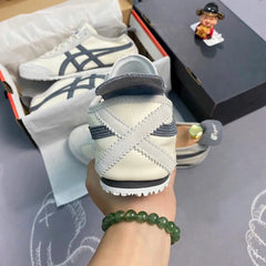 Onitsuk_a Tiger Mexico 66 Beige Navy Mens 7A Premium Sneakers D-1763