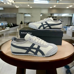 Onitsuk_a Tiger Mexico 66 Beige Navy Mens 7A Premium Sneakers D-1763