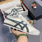 Onitsuk_a Tiger Mexico 66 Beige Navy Mens 7A Premium Sneakers D-1763