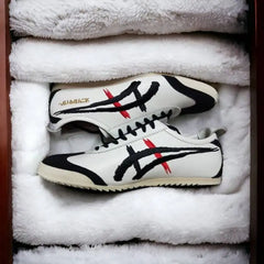 Onitsuk_a Tiger Mexico 66 Deluxe Kabuki White Black Red 7A Premium (D-1661 P-1)