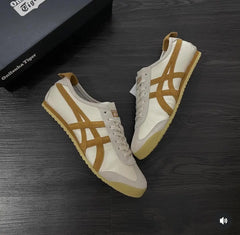 Onitsuk_a Tiger Mexico 66 VIN White Brown Mens 7A Premium First Copy D-1833
