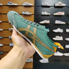 Onitsuk_a Tiger Mexico 66 Green Safari Khaki Mens 7A Premium Quality D-2012