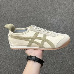 Onitsuk_a Tiger Mexico 66 White Beige Girls Premium First Copy D-1861