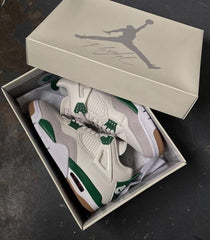 Nik e Air Jordan Retro 4 Pine Green Semi Ua