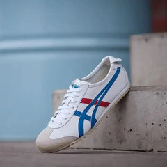Onitsuk_a Tiger Mexico 66 WhiteBlueRed Girls Premium First Copy Sneakers D-1956