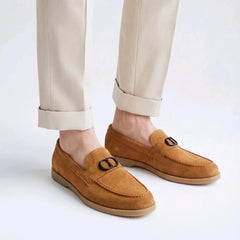Dior_CD Logo Tan Premium Formal Loafer