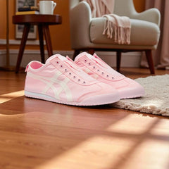 Onitsuk_a Tiger Mexico 66 Slip On - PinkWhite Girls Premium First Copy D-1950