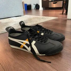 Onitsuk_a Tiger Mexico 66 BlackWhiteYellow Mens First Copy Sneakers D-1932