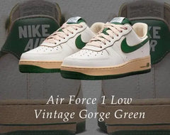 Nik_e Airforce 1 Vintage Gorge Green