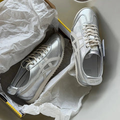Onitsuk_a Tiger Mexico 66 SD Pure Silver Cream 7A Premium Sneakers D-2077