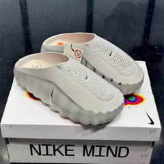 Nikee Mind 001 Mules In Cream Light Bone