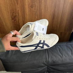 Onitsuka Tiger Mexico 66 Slip On Beige Navy 179