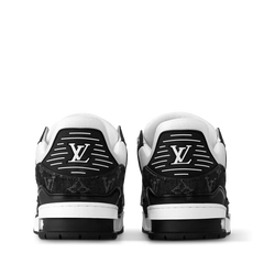 Louis Vuitton LV Trainer Monogram White Black Denim (140
