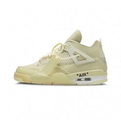 AIR JORDAN RETRO 4 OFF WHITE SAIL WITH KEYCHAIN