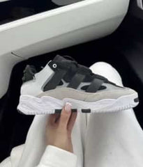 ADIDAS Niteball Low Top BLACK WHITE