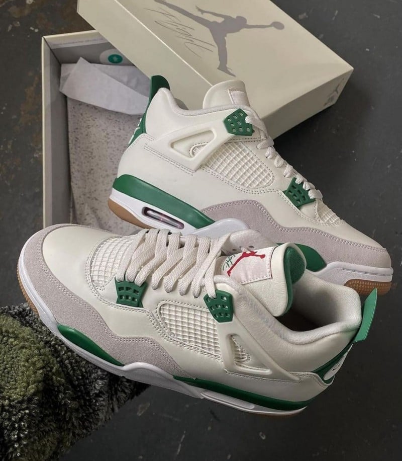 Nike SB X Air Jordan 4 PINE GREEN (SEMI UA)