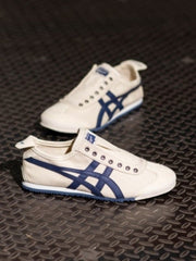Onitsuka Tiger Mexico 66 Slip On BEIGE NAVY BLUE (FIX)