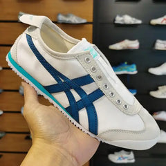 Onitsuka Tiger Sneakers Mexico 66 Slip On White Lake Blue Sneakers For Men