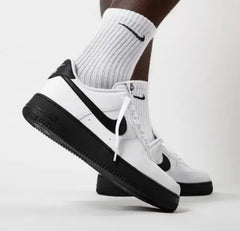Nike AirForce 1 Low WHITE BLACK SOLE