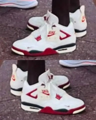 Nike Air Jordan Retro 4 NIGEL SYLVESTER SAIL CINNABAR