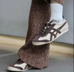 Onitsuka Tiger Mexico 66 Beige Chocolate Brown 7A Premium sneakers (D-2073)
