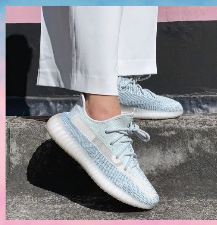 Adida_s Yeezy 350 V2 Cloud White Reflective For Girls  Semi UA Quality  Full Accessories (D-2054)