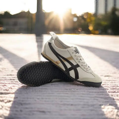 Onitsuk_a Tiger Mexico 66 Beige Brown Gold  Mens 7A Premium Sneakers (D-1782)