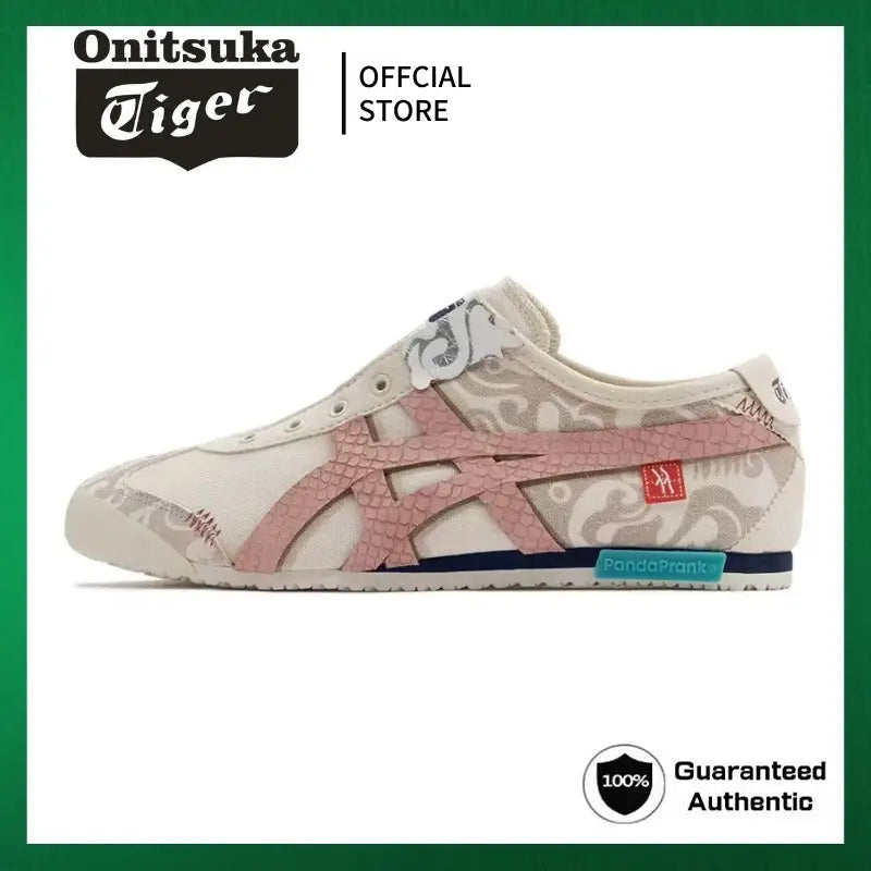 Onitsuk_a Tiger Panda & CNY Slip-On  Womens 7A Premium  Full Accessories (D-1816)