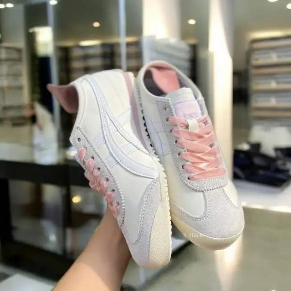 Onitsuk_a Tiger Mexico 66 Breeze Pink  Girls 7A Premium Sneakers (D-1742)