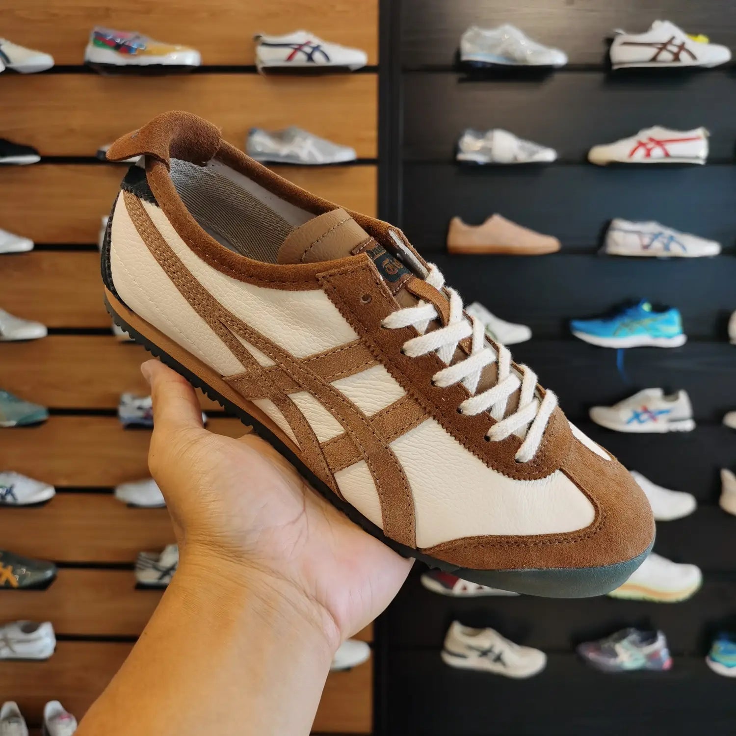 Onitsuk_a Tiger Mexico 66 Cacao Brown  Mens 7A Premium First Copy (D-1852)