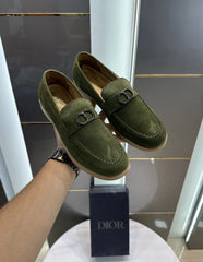 Dior_CD Logo Green Premium Formal Loafer
