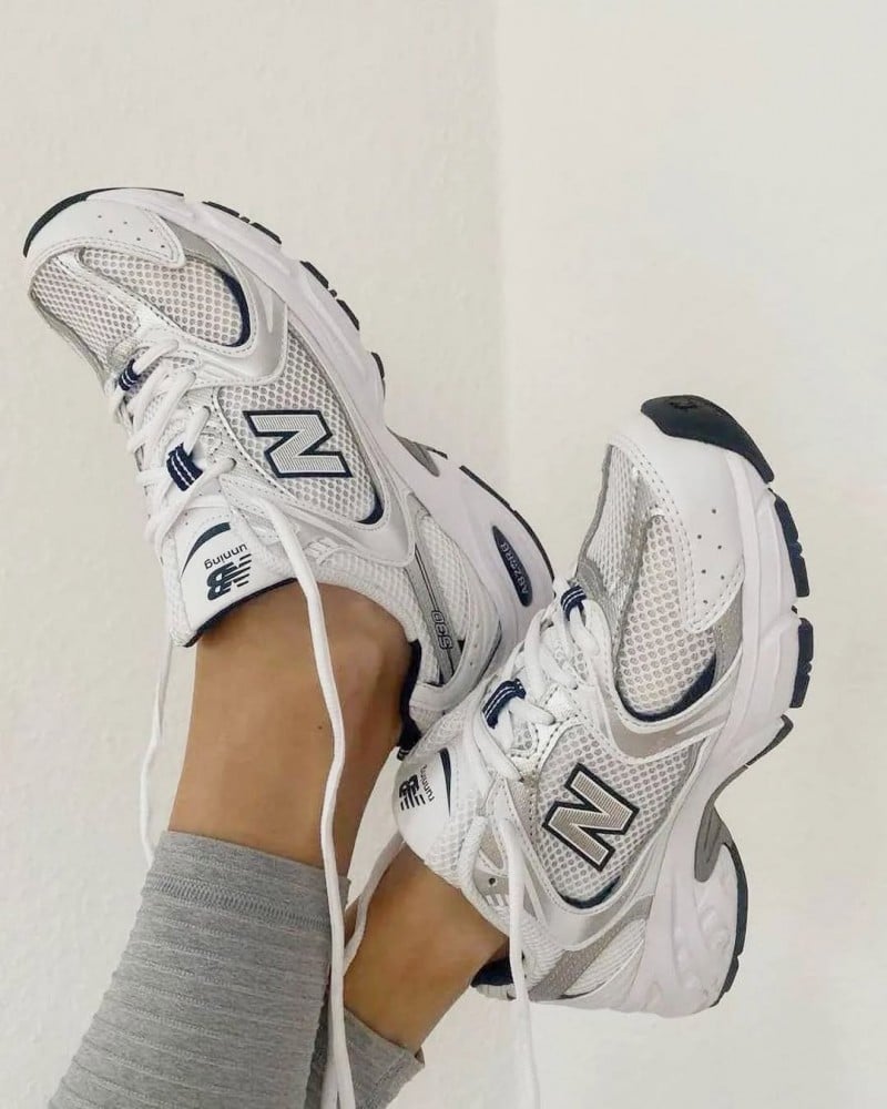 New Balance 530 White Navy Womens