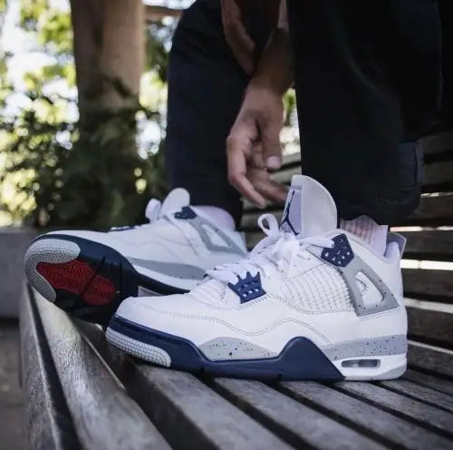 Nikee Air Jordan 4 Retro Military Blue(396