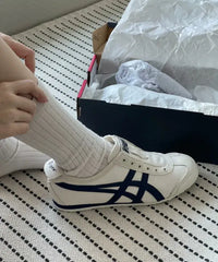 Onitsuka Tiger Mexico 66 Slip On Beige Navy 179