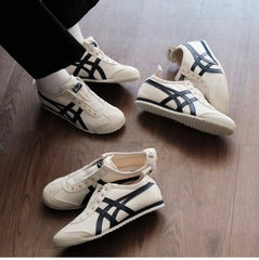 Onitsuka Tiger Mexico 66 Slip On Beige Navy 179