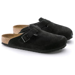 BIRKENSTOCK BOSTON BLACK SUEDE