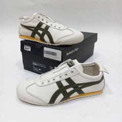 Onitsukaa Tigerr Mexico 66 Slip On Leather Cream Olive